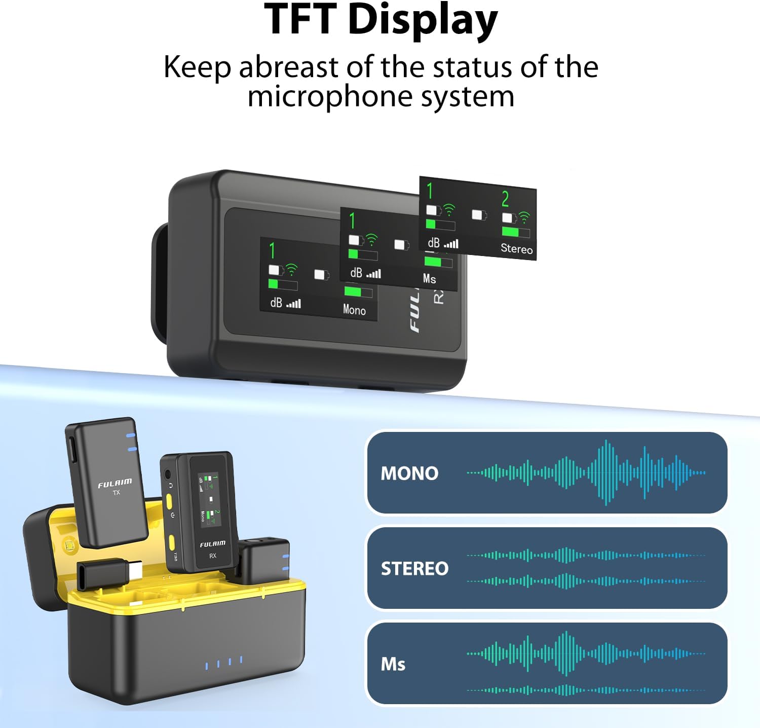 FULAIM X5 Wireless Lavalier Microphone System