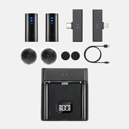 Fulaim M5 Wireless Magnetic Lavalier Microphone System